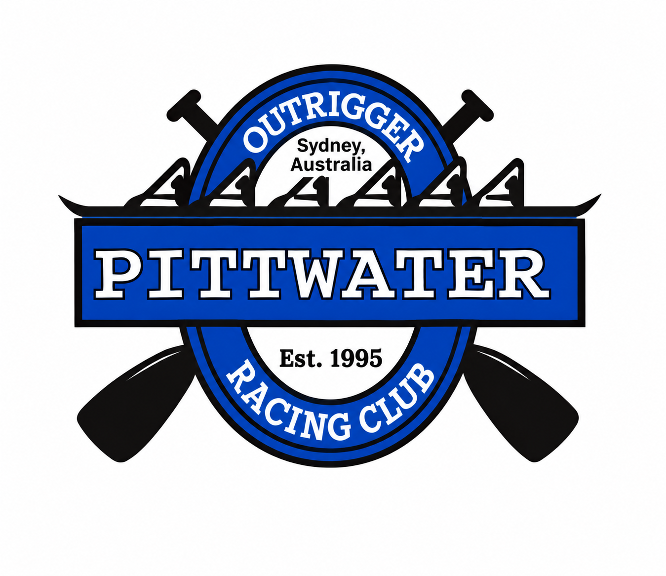 Pittwater Outrigger Racing Club Logo